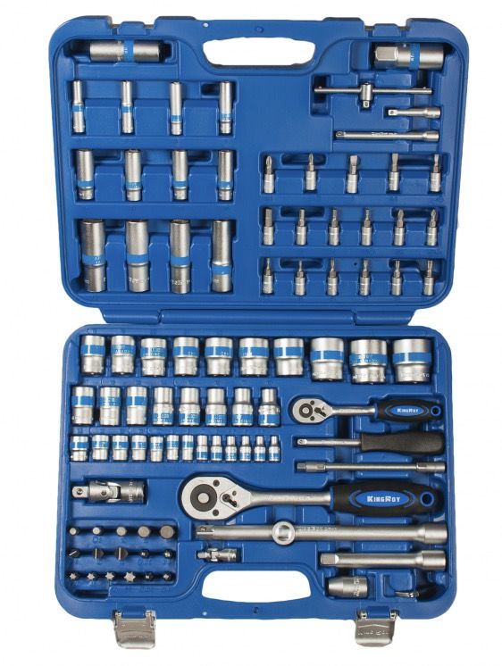 Tööriistakomplekt KingRoy KR094MDA12; 1/4''+1/2''; 94 tk