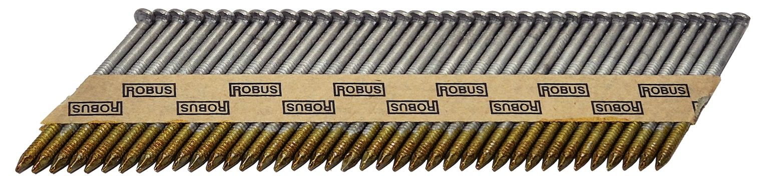 Naelad Robus; 50x2,8 mm; 34°; 6000 tk.; kuumtsingitud; kamm