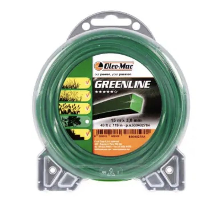 Trimmeri jõhv Oleo-Mac 63040278A; 3,0 mm/15 m