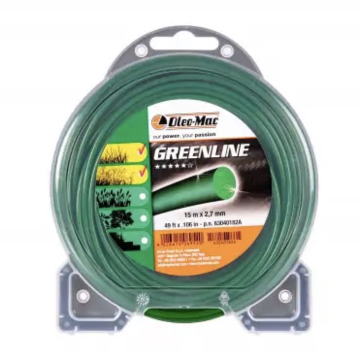 Trimmeri jõhv Oleo-Mac 63040182A; 2,7 mm/15 m