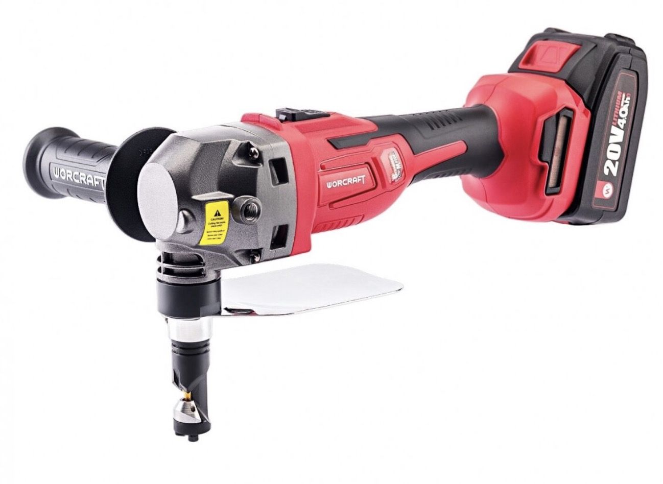 Metallilõikamiskäärid Worcraft CHMN-S20LiB; 20 V; 1x4,0 Ah aku