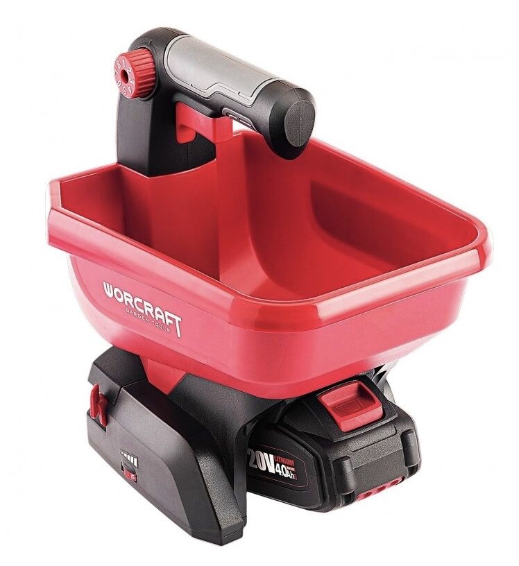 Väetisekülvik Worcraft CHSPS20Li; 3,6 l; 20 V; 1x4,0 Ah aku