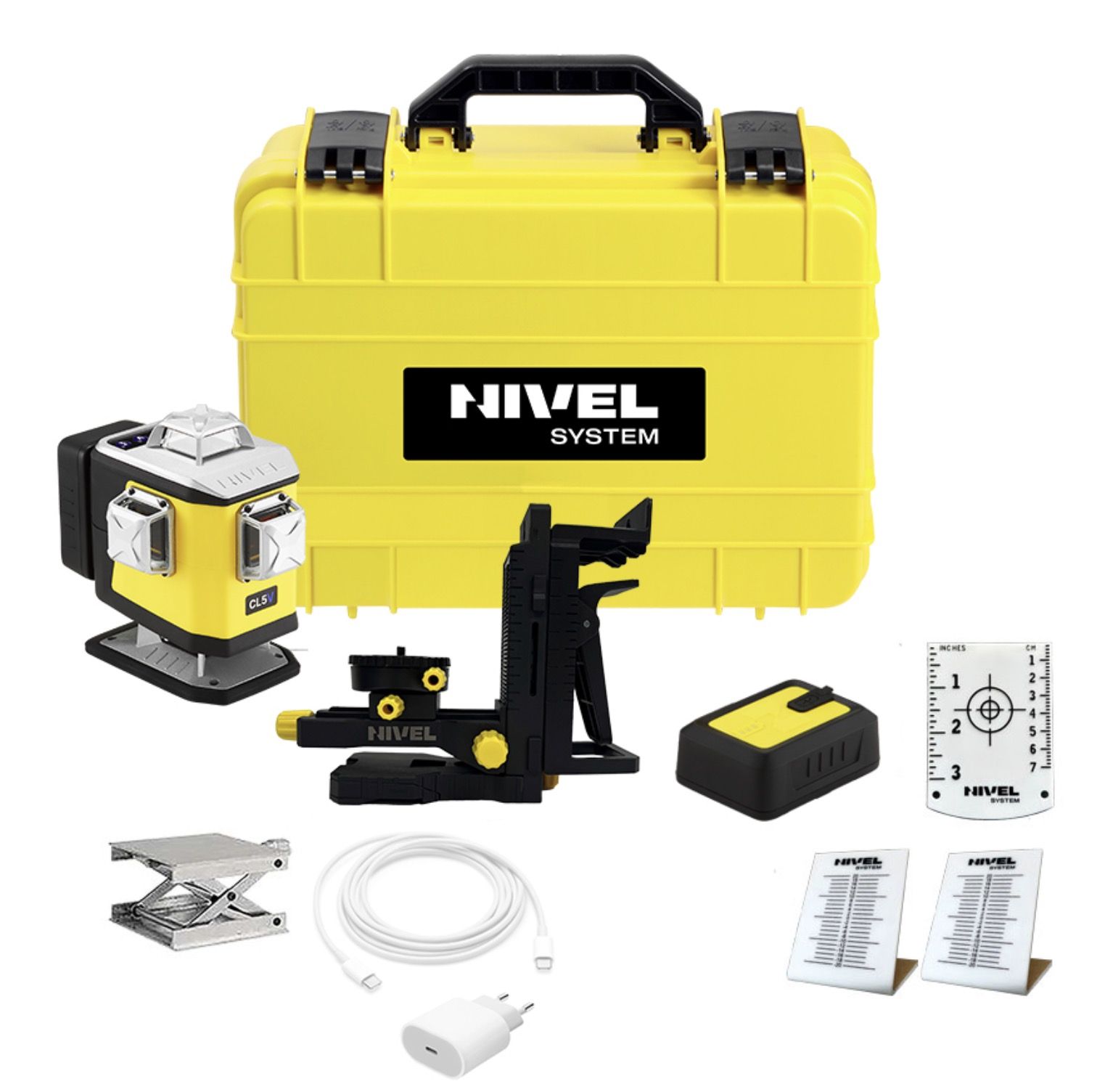 Ristjoonlaser Nivel System CL5V + Tarvikud