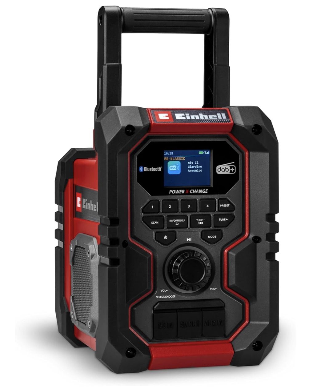 Raadio Einhell TE-CR 18 Li DAB+/FM/BT; 18 V (ilma aku ja laadijata)