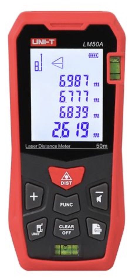 Laserkaugusmõõdik UNI-T LM50A