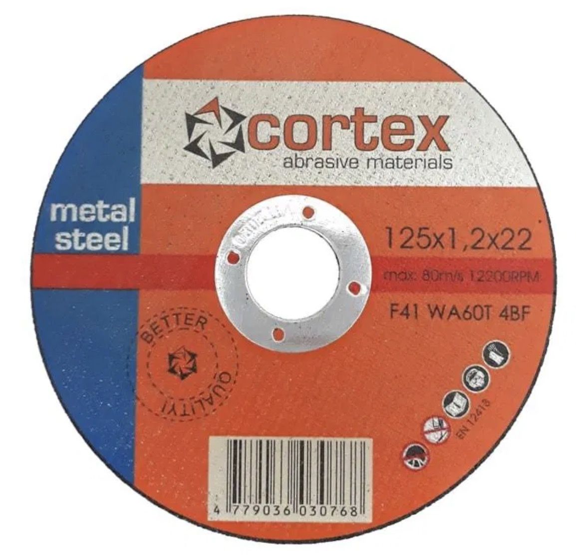 Abrasiiv lõikeketas Cortex 14096; 125x1,2x22 mm