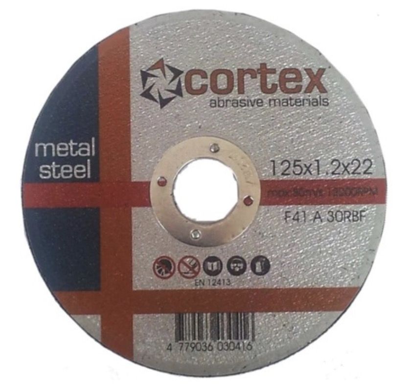 Abrasiiv lõikeketas Cortex 18203; 125x1,2x22,2 mm