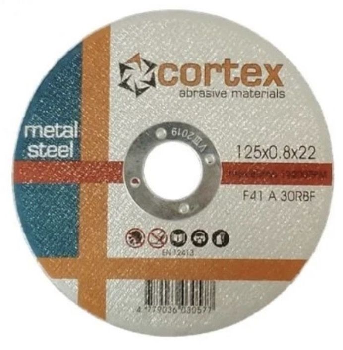 Abrasiiv lõikeketas Cortex 18211; 125x0,8x22,2 mm