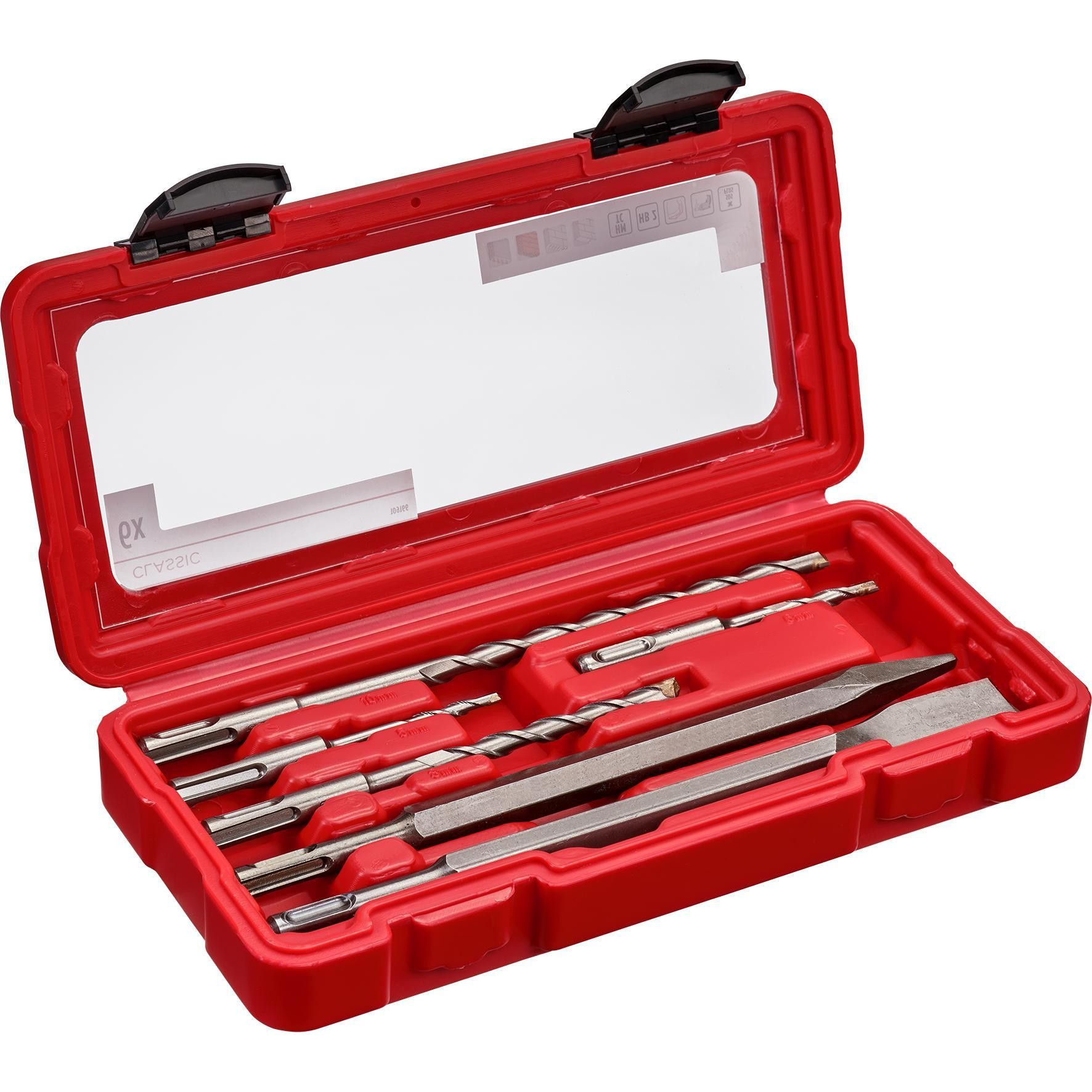 Puuride ja meislite komplekt Einhell 49109166; SDS-plus; 6 tk