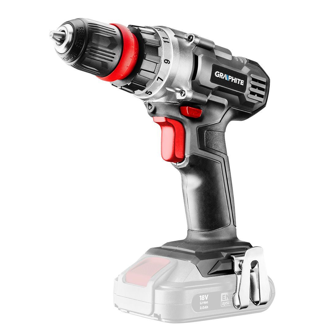 Akutrell-kruvikeeraja Graphite 58G022; 18 V (ilma aku ja laadijata)