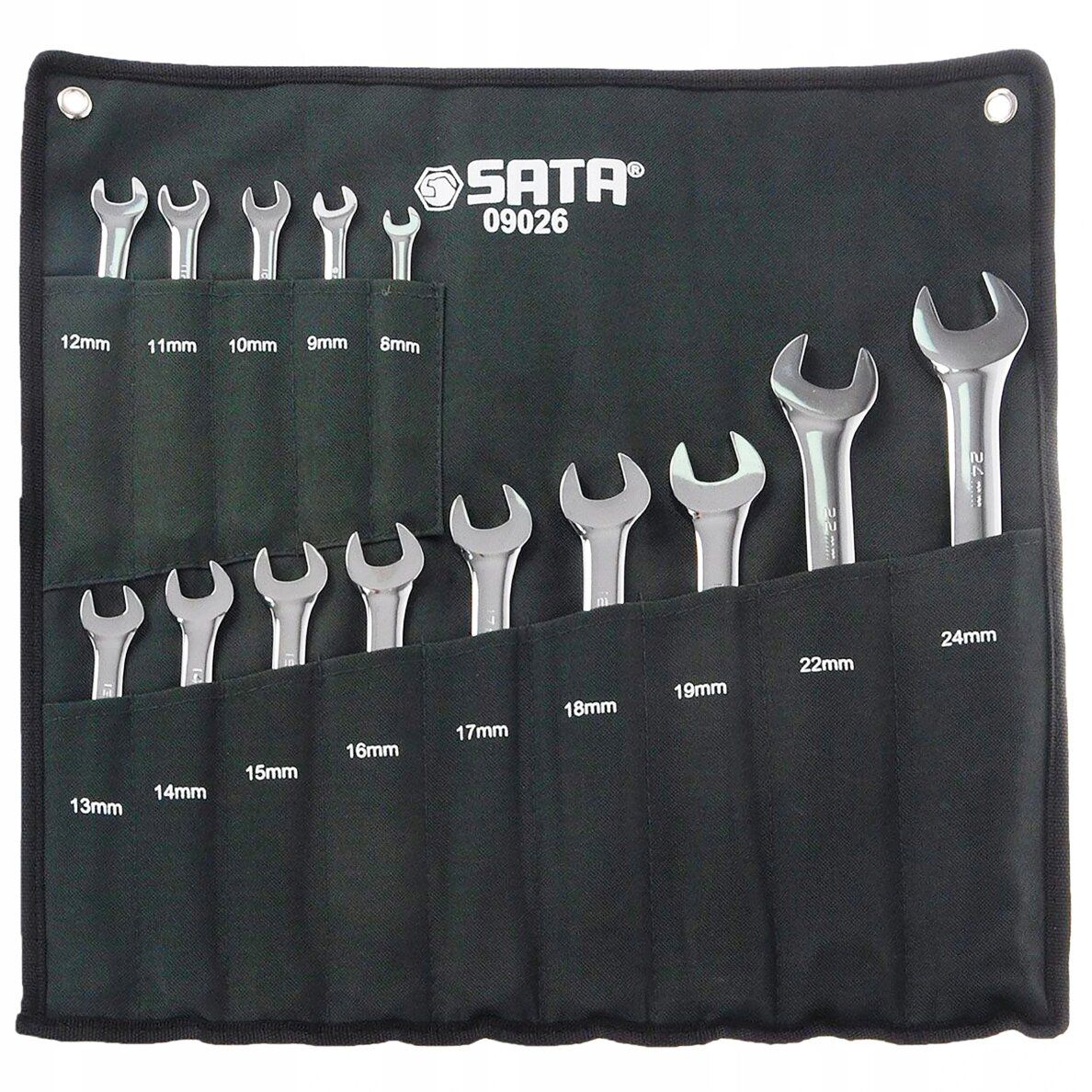 Kombineeritud mutrivõtmete komplekt Sata S09026; 8-24 mm; 14 tk