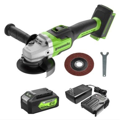 Nurklihvija Greenworks GD24AGK4; 24 V; 1x4,0 Ah aku