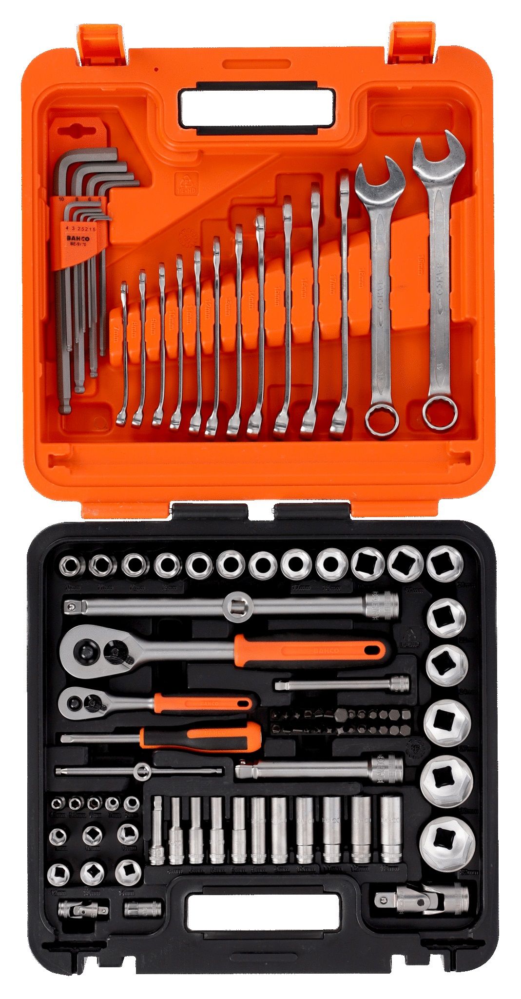 Tööriistakomplekt Bahco S98MC1H; 1/4''; 1/2''; 98 tk