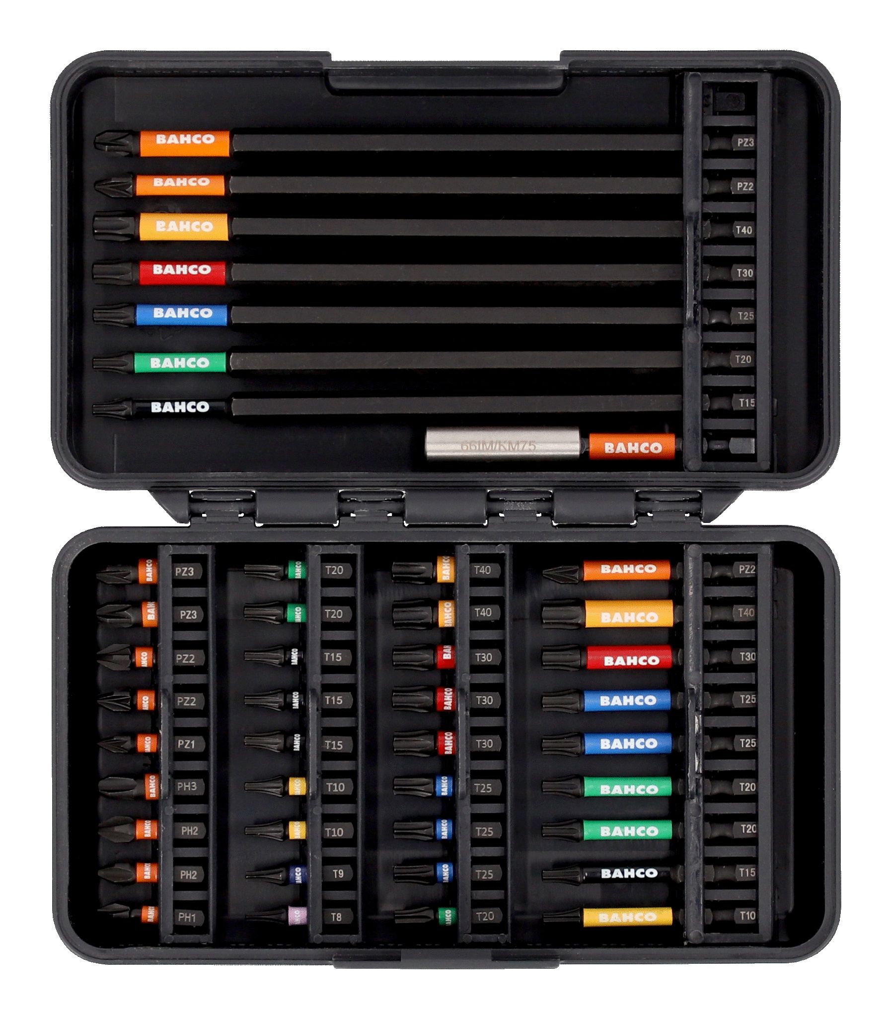 Kruviotsikute komplekt Bahco 66IM/44C-1; 1/4''; 44 tk