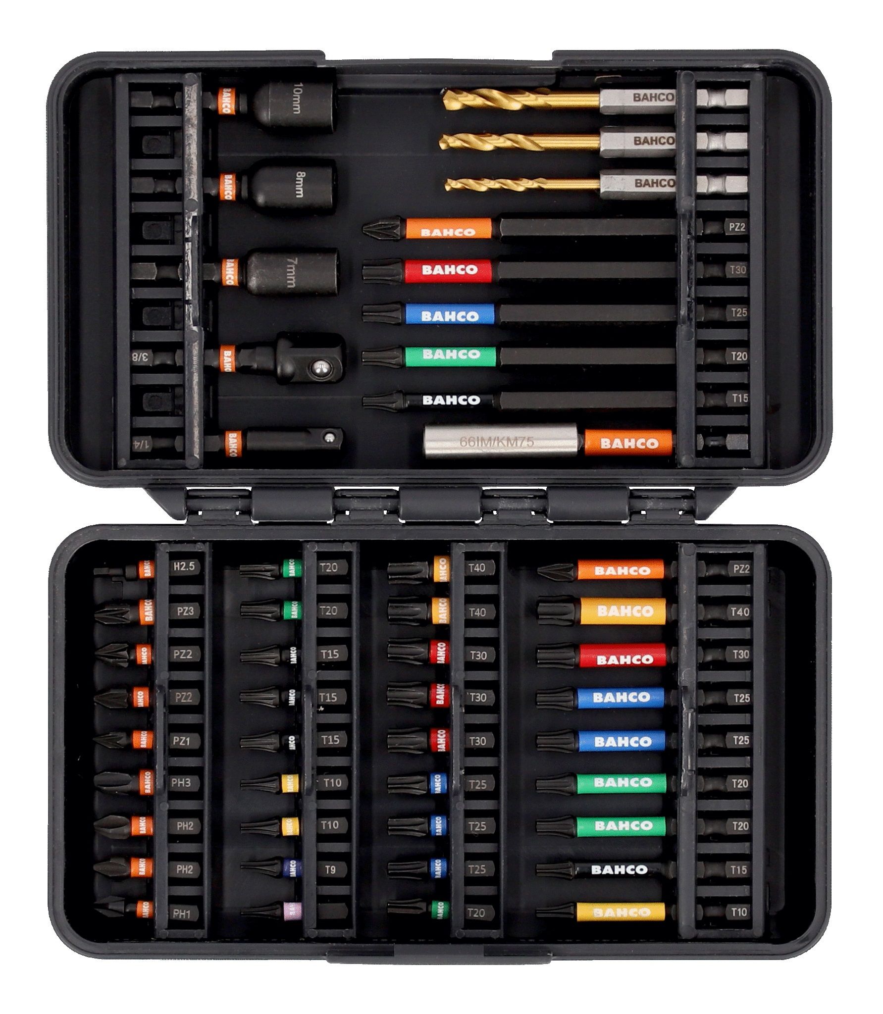 Kruviotsikute komplekt Bahco 66IM/50C3HSS; 1/4''; 50 tk