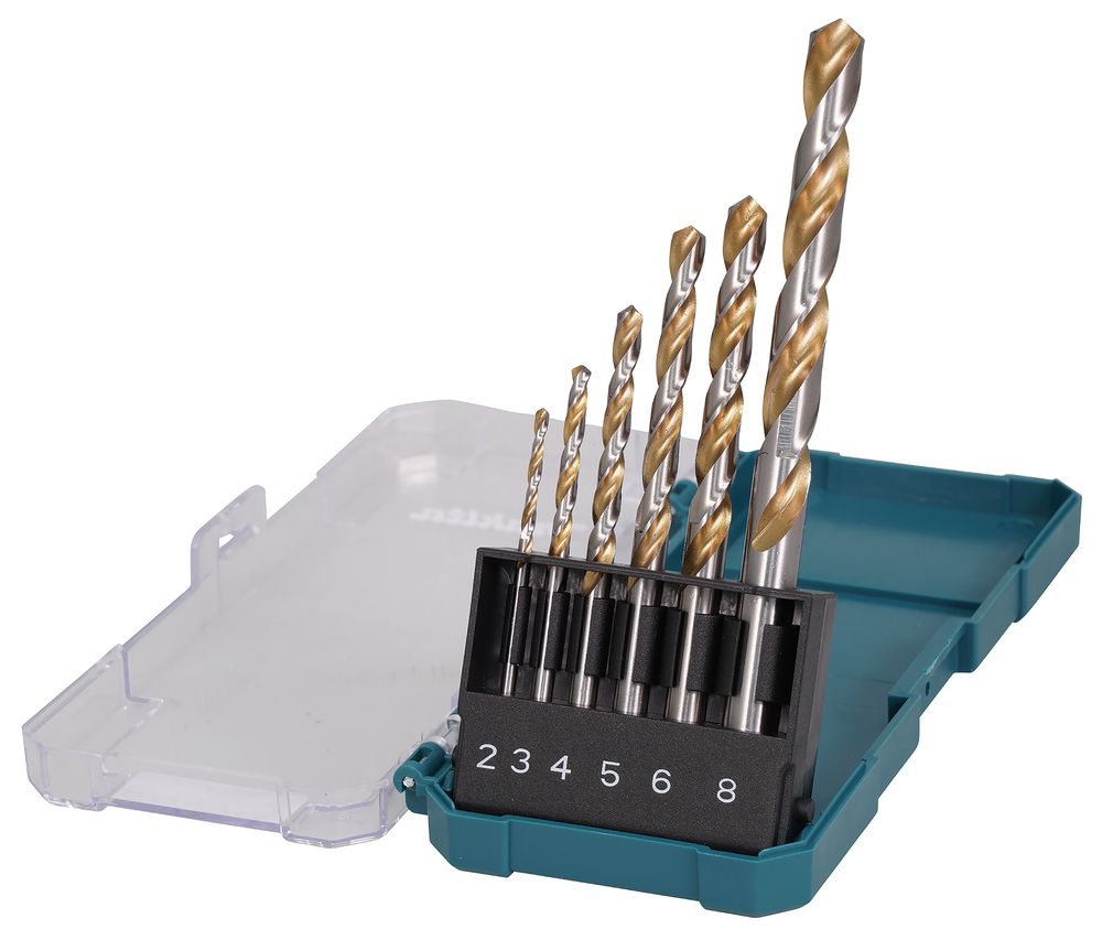 Metallipuuride komplekt Makita D-77241; 2-8 mm; 6 tk