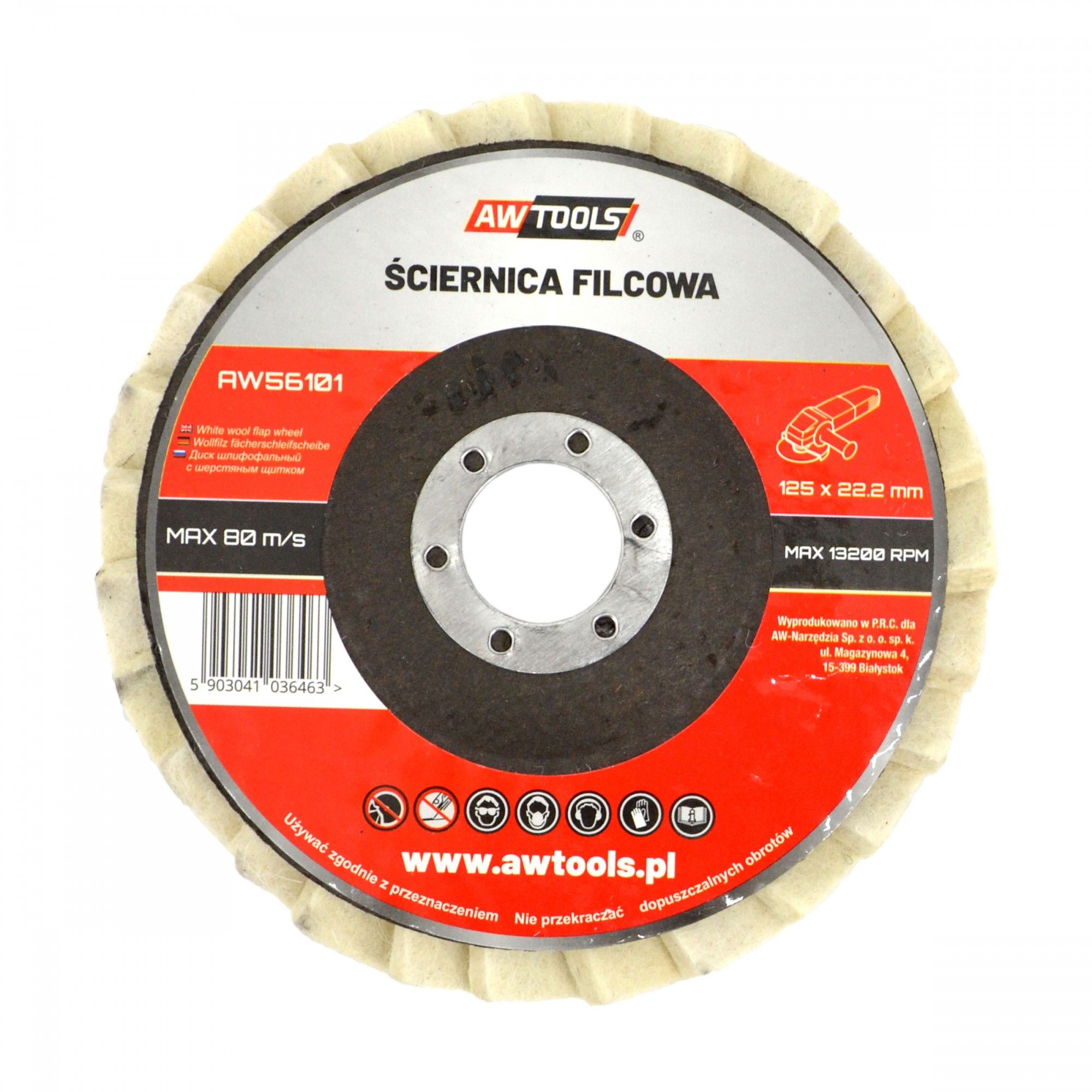 Tundradisk AWTools AW56101; 125x22,22 mm