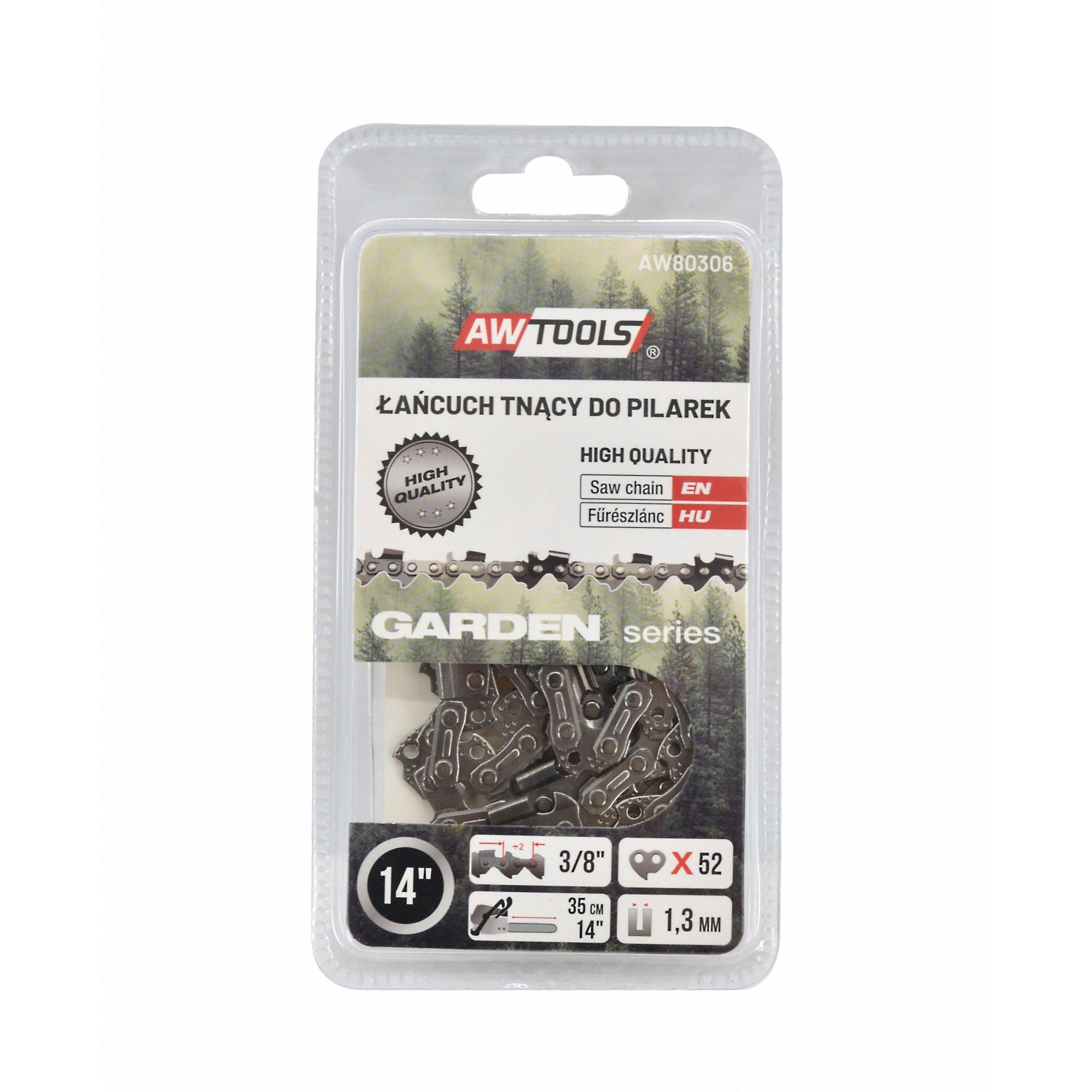 Saekett AWTools AW80306; 14''; 35 cm; 3/8''; 52 mm; 1,3 mm