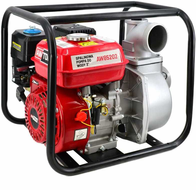 Bensiinimootoriga veepump AWTools AW85203BL; 5,22 kW; 75 m³