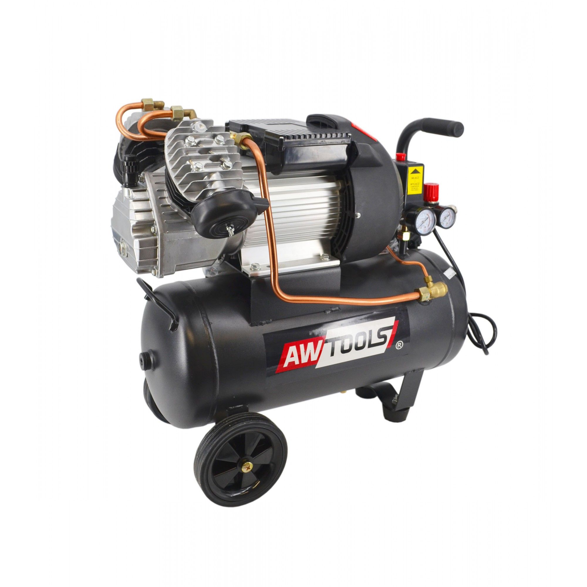 Õlimäärdega õhukompressor AWTools AW10005; 230 V; 2,2 kW; 8 bar; 100 l