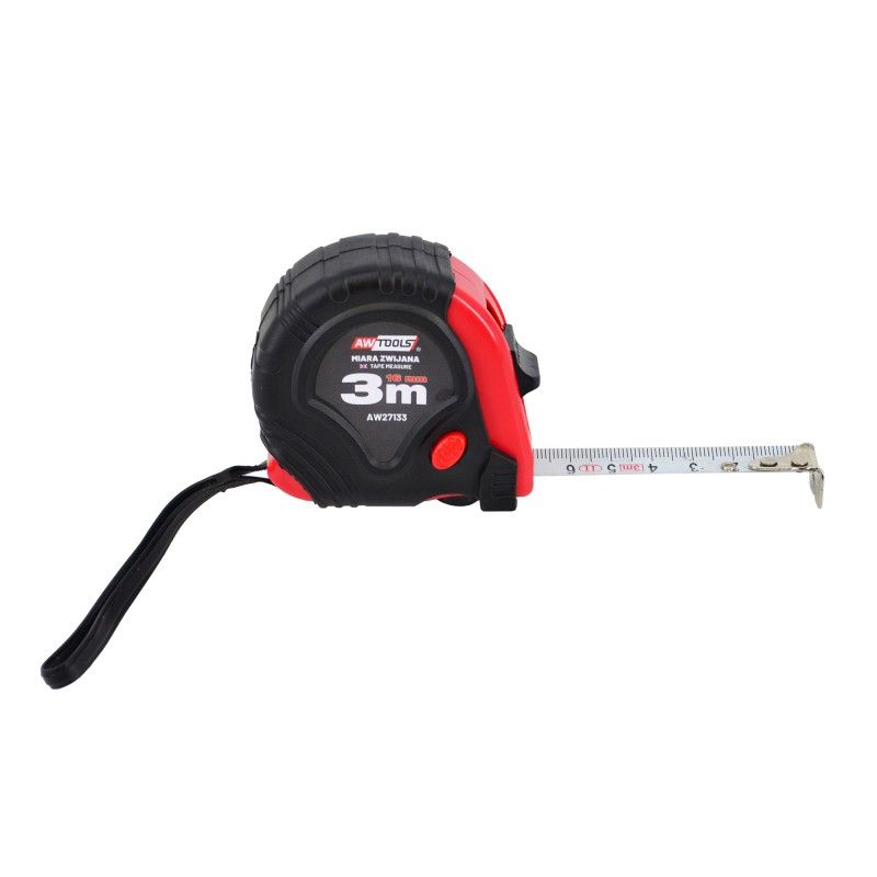 Mõõdulint AWTools AW27133; Stop; 3 mx16 mm