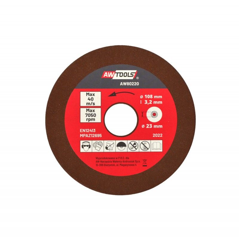 Teritusketas AWTools AW80220; 108x23,2x3,2 mm