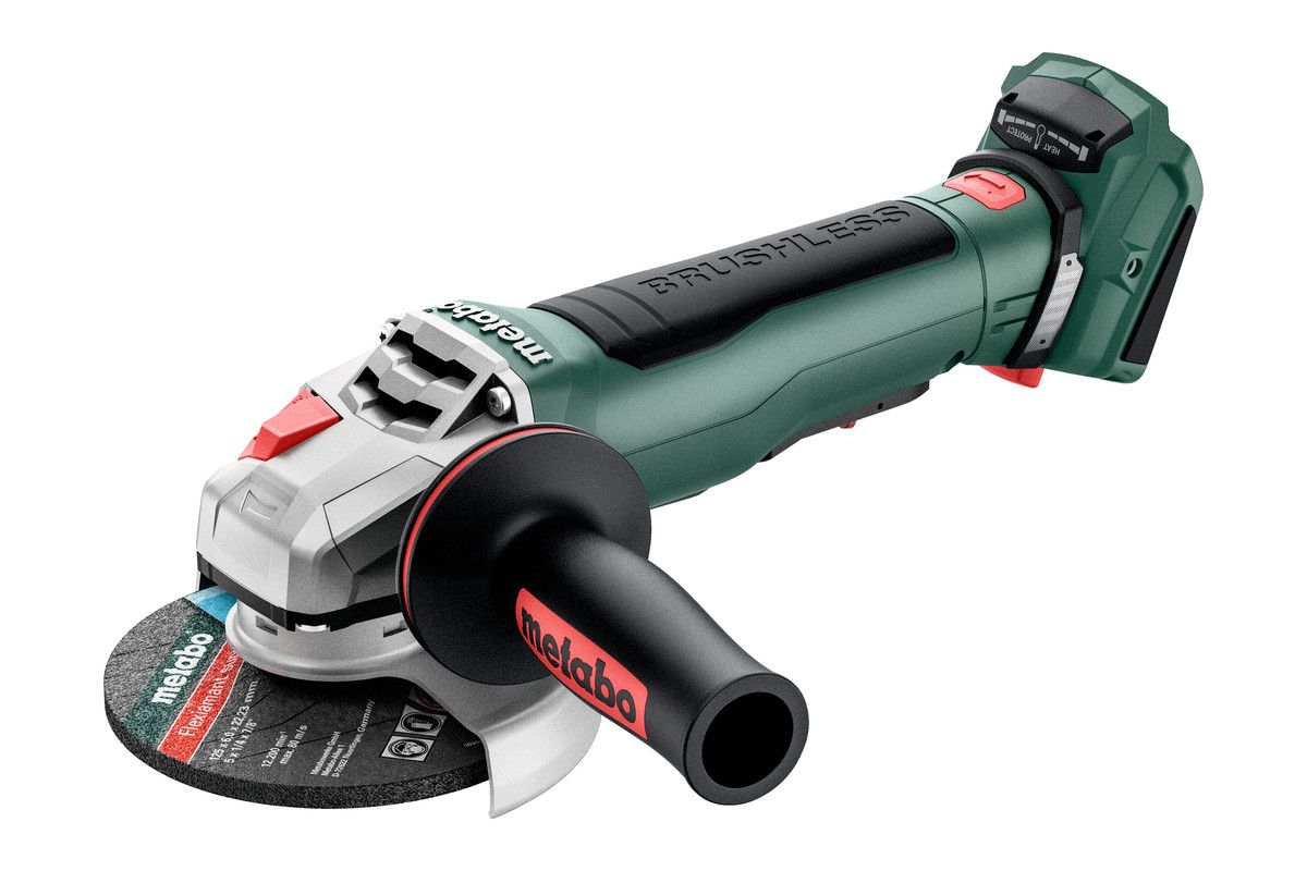 Akunurklihvija Metabo WPB 18 LT BL 11-125 Quick; 18 V; 125 mm (ilma aku ja laadijata)