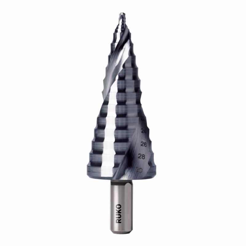 Astmeline koonuspuur  Ruko ULTIMATECUT FLOWSTEP; HSS; 8-30 mm