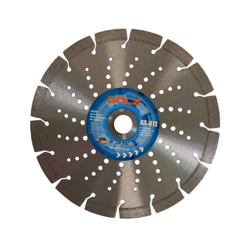 Teemantlõikeketas Gölz GX-U12; 230x22,23 mm