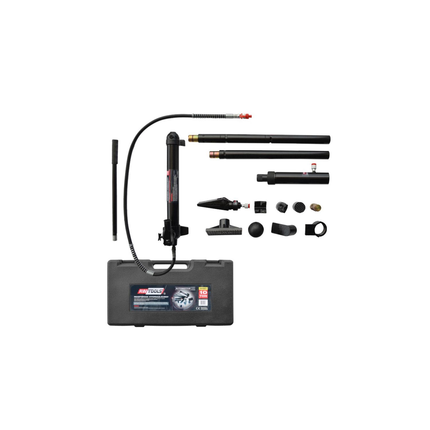 Hüdraulikakomplekt AWTools AW20071; 10 t