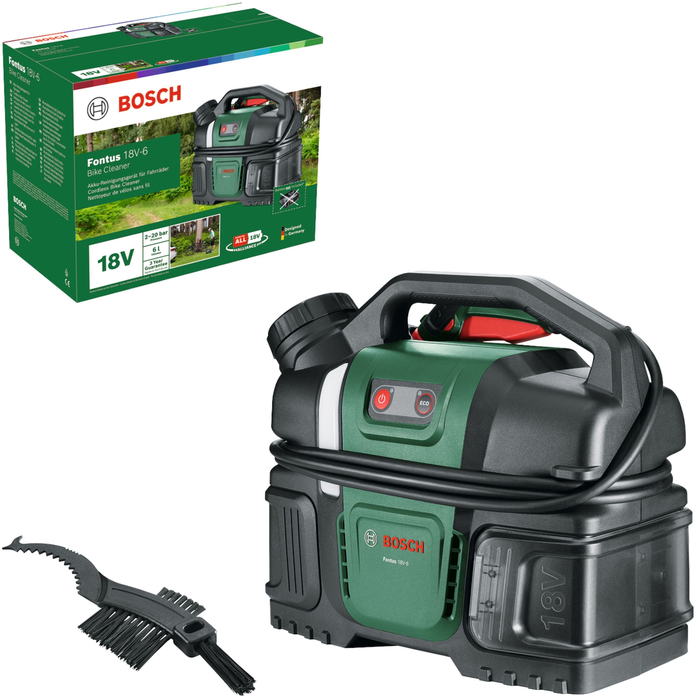 Kõrgsurvepesur Bosch Fontus 18V-6; 18 V (ilma aku ja laadijata)