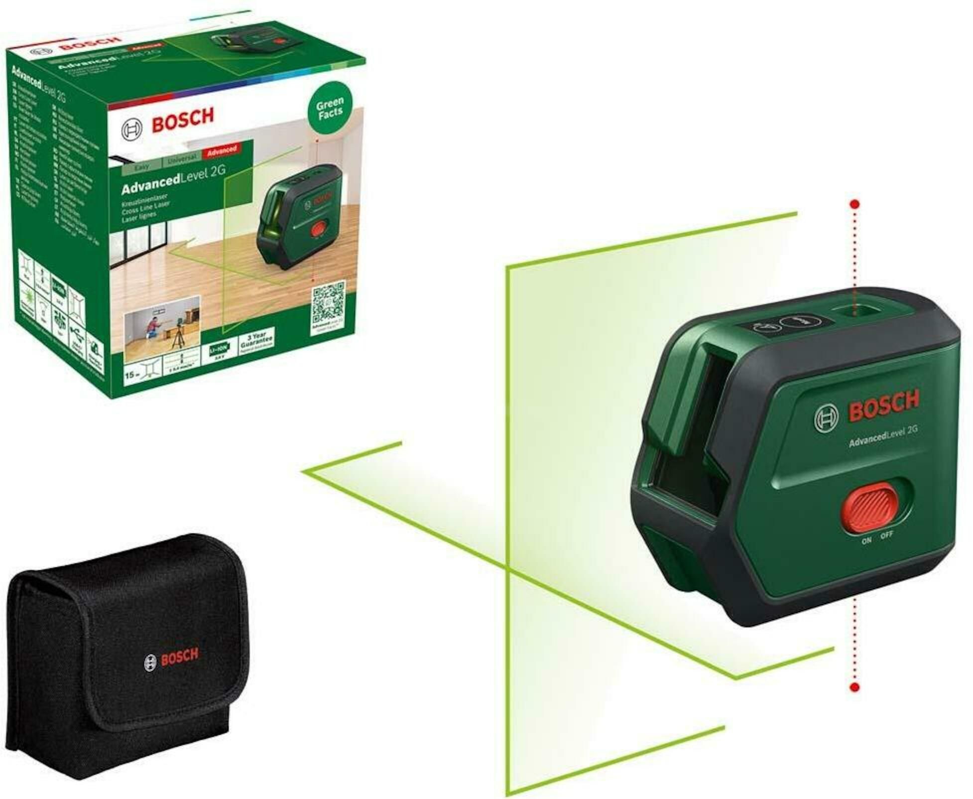Ristjoonlaser Bosch AdvancedLevel 2G