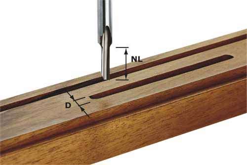 Ühepoolne otsateradega soonefrees Festool 15/48 mm