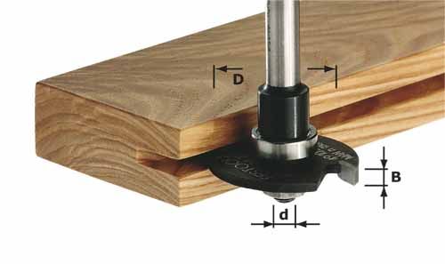 Ketas-soonefrees (ilma varreta) Festool; 40 mm; 2 mm