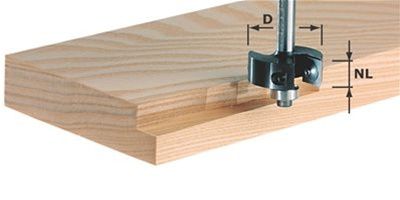 Vahetatavad noad Festool HW-WP 12x12x1,5 (4x)