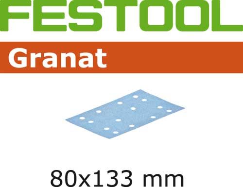 Lihvpaber vibrolihvmasinatele Granat; 80x133 mm; P180; 100 tk