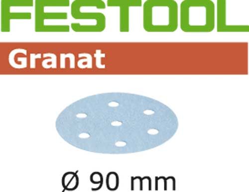 Lihvpaber pöördlihvmasinatele Granat; 90 mm; P80; 50 tk