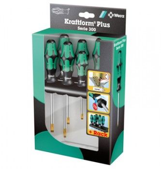 Kruvikeerajate komplekt Wera 334/6; 6 tk