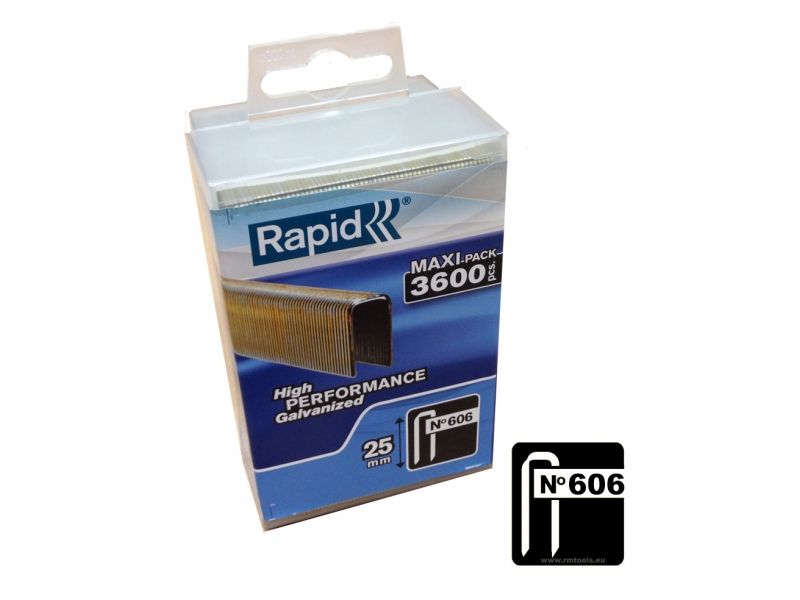 Klambrid Rapid; 6x12 mm; 3600 tk.; tüüp 606