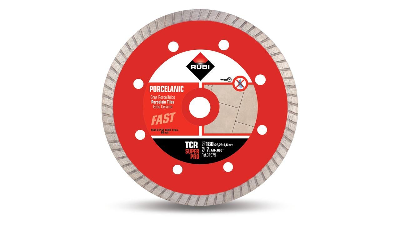 Teemantlõikeketas Rubi TCR 180 SuperPro; 180 mm