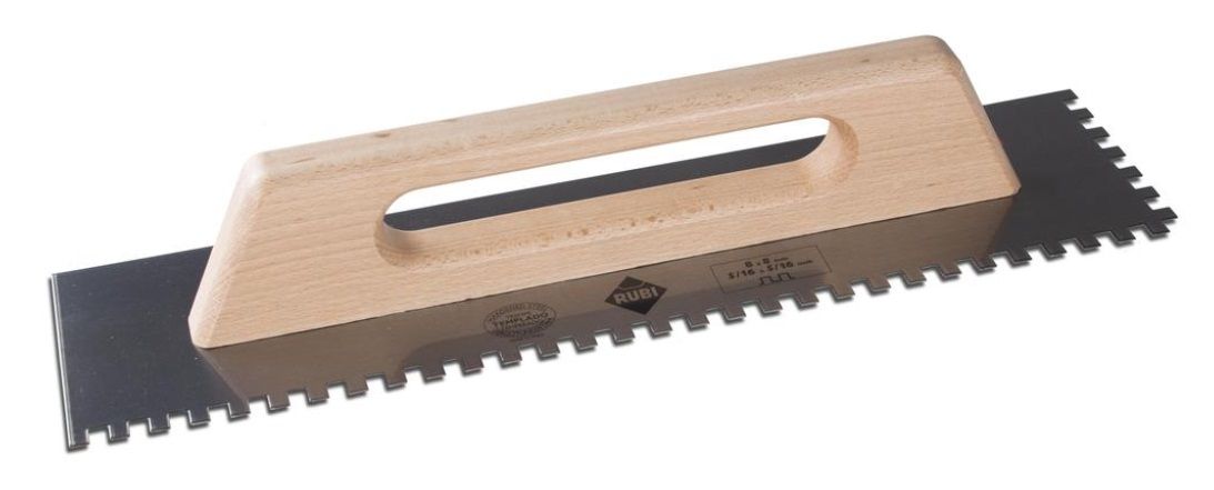 Liimi kammid plaatimiseks Rubi 65959; 8x8 mm; 48 cm