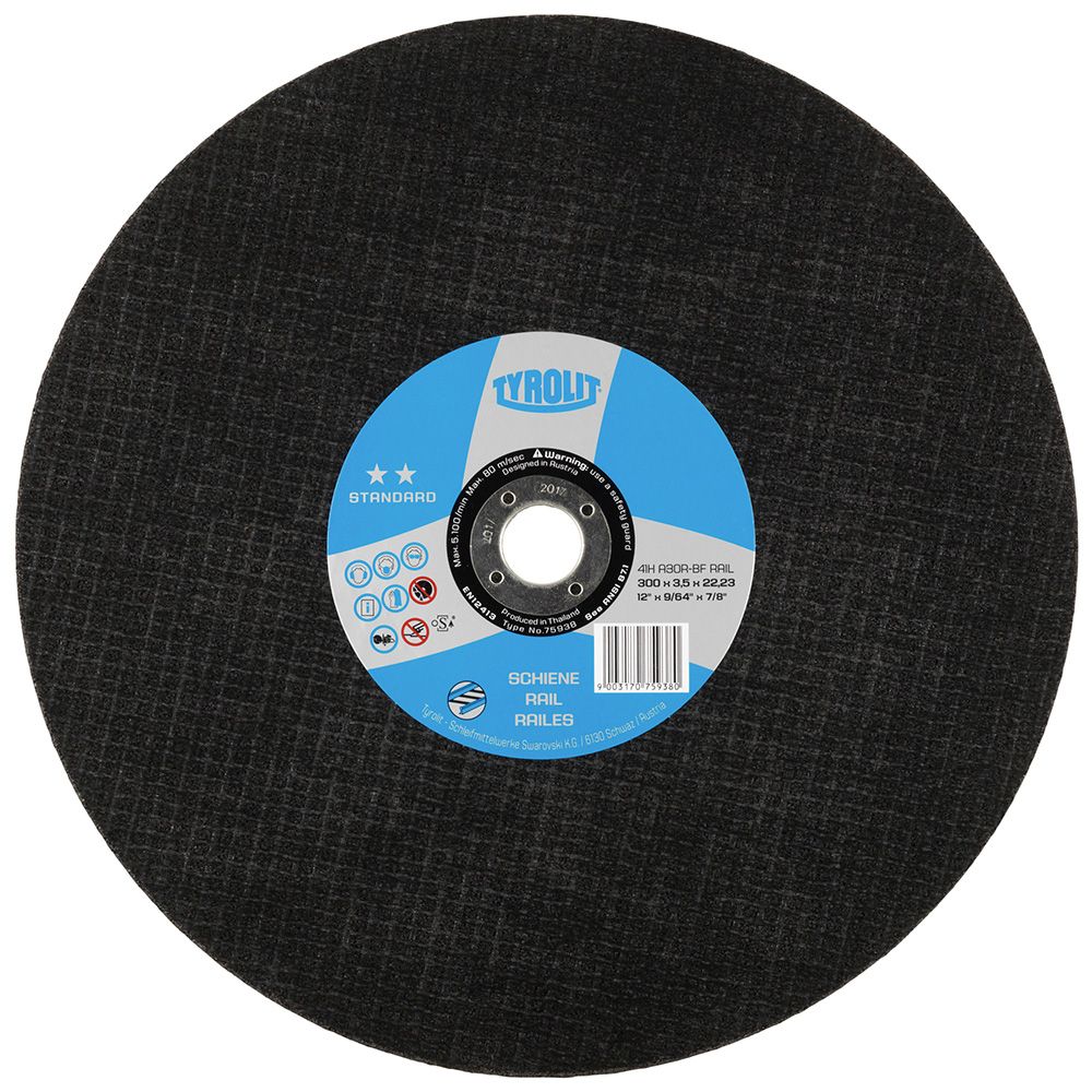 Abrasiiv lõikeketas Tyrolit A 30 BFRAIL 100; 350x4 mm; 1 tk