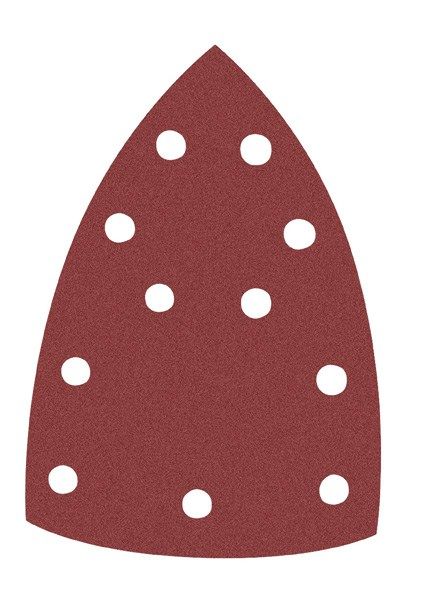 Kolmnurkne liivapaber 102x151 mm; P180; 10 tk