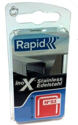Klambrid Rapid; 11,4x12 mm; 1080 tk.; tüüp 53; roostevaba teras