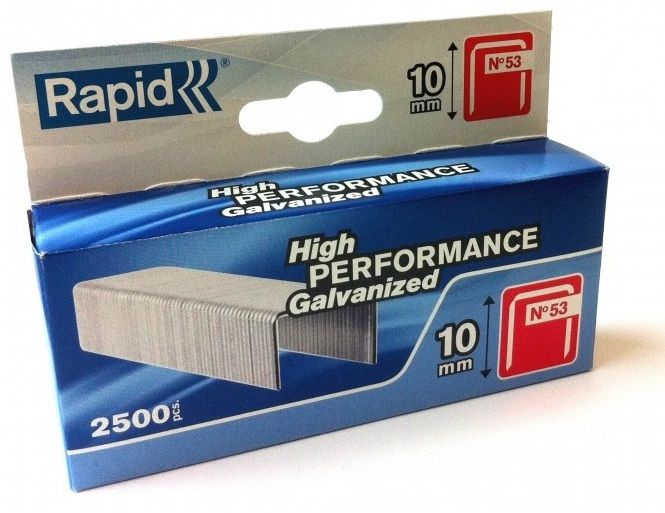 Klambrid Rapid; 11,4x10 mm; 2500 tk.; tüüp 53