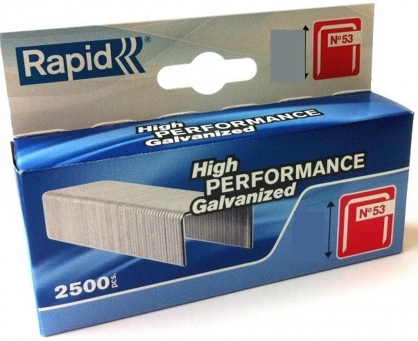 Klambrid Rapid; 11,4x14 mm; 2500 tk.; tüüp 53