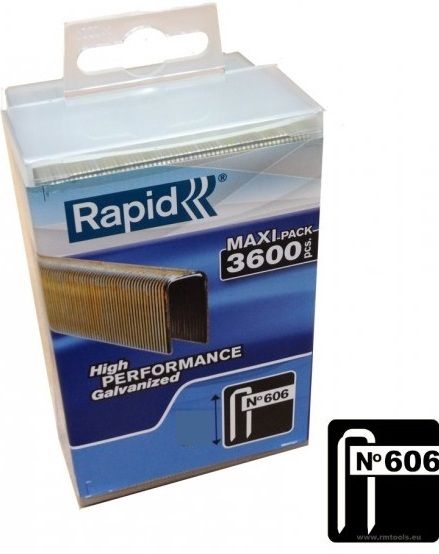 Klambrid Rapid; 6x18 mm; 3600 tk.; tüüp 606