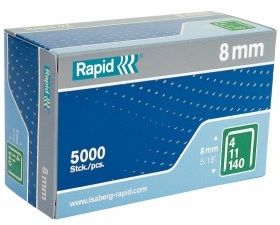 Klambrid Rapid; 10,6x8 mm; 5000 tk.; tüüp 140