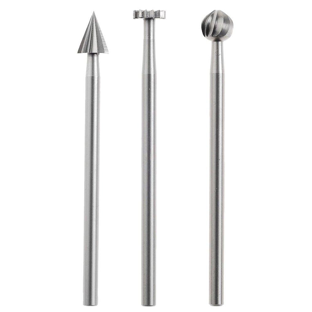 Volframkarbiid frees otsakute komplekt Proxxon; 3 tk