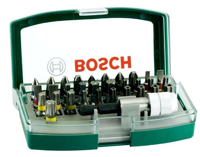Kruviotsikute komplekt BOSCH Promoline Colored; 32 tk